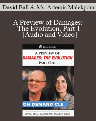 David Ball & Artemis Malekpour – A Preview Of Damages: The Evolution, Part 1