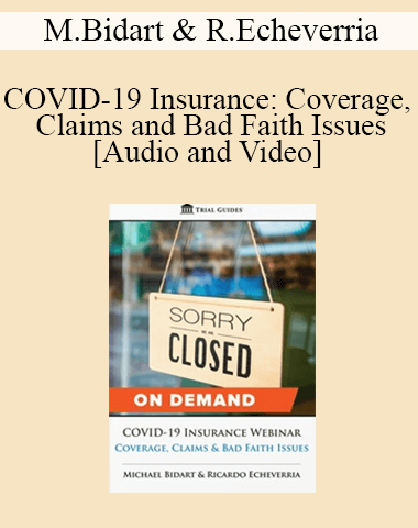 Trial Guides – COVID-19 Insurance: Coverage, Claims And Bad Faith Issues