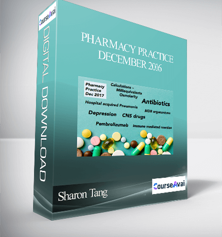 Sharon Tang – Pharmacy Practice December 2016