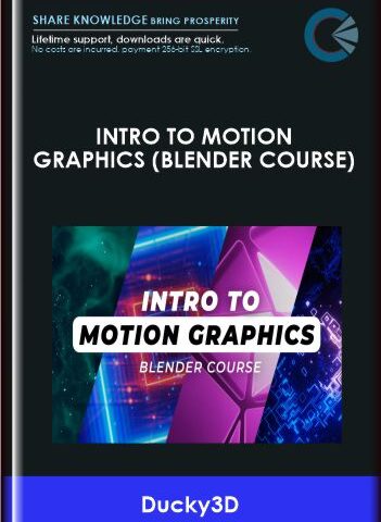 Intro To Motion Graphics (Blender Course)  –  Ducky3D