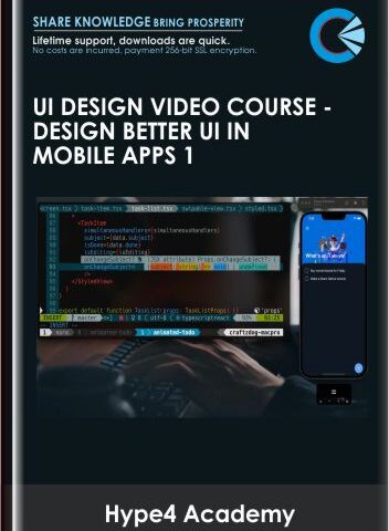 UI Design Video Course  – Design Better UI In Mobile Apps 1  –  Hype4 Academy