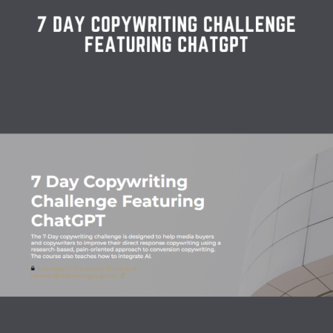 7 Day Copywriting Challenge Featuring ChatGPT  –  Ashton Shanks