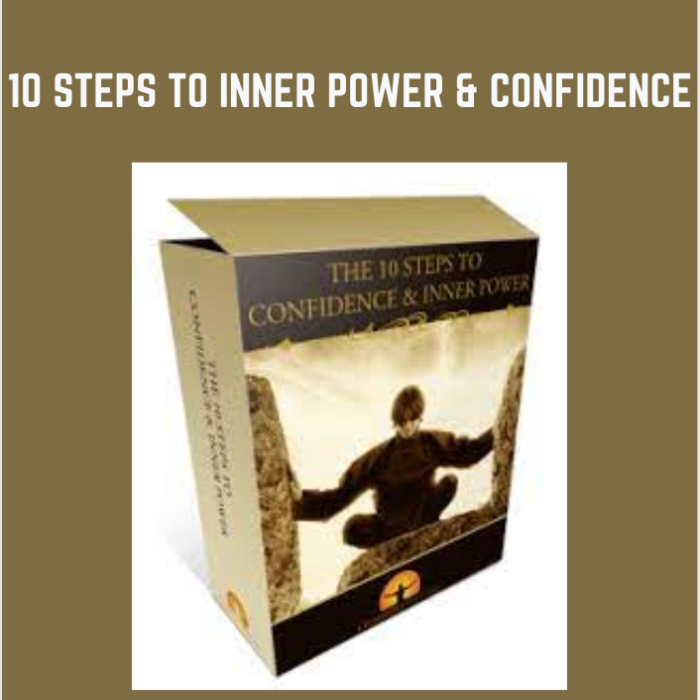 10 Steps To Inner Power & Confidence - Charisma School - $119