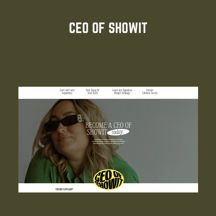 CEO of Showit - Becca Luna - $79